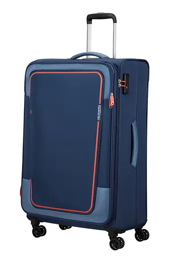 Валіза American Tourister PULSONIC COMBAT NAVY 81x49x31(34) 81 См MD6*41003 - фото 7
