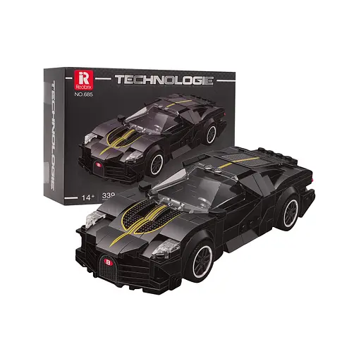Конструктор Ramiz "Спортивний автомобіль" сірий 339 шт.