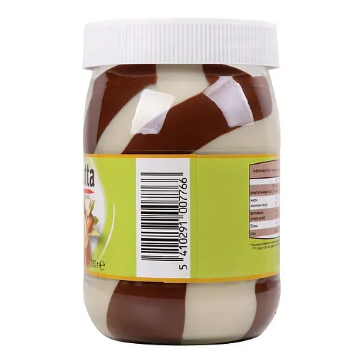 Шоколадна паста Pralinutta Duo з молочним какао та лісовим горіхом 750 г (371586) - фото 2