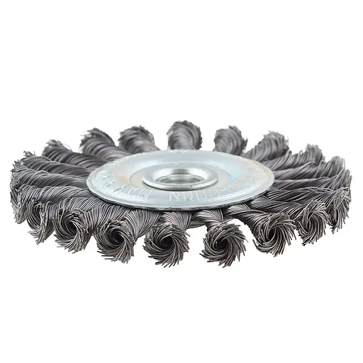 Щітка дископодібна Alloid Building Tools WB-60125 з крученого дроту 125 мм (WB-60125) - фото 3