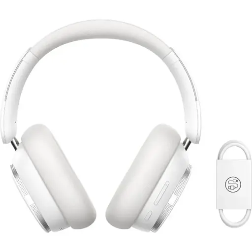 Беспроводные наушники Baseus Bowie H1 Pro Noise-Cancellation Wireless Headphones Moon White - фото 7