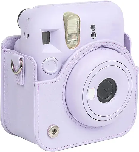 Набор камера Fujifilm Instax Mini 12, Фотобумага 20шт, Чехол, Фотоальбом 108 фото Фиолетовый - фото 8
