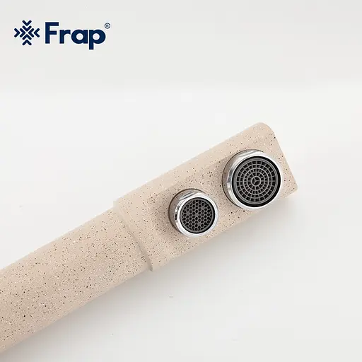 Смеситель для кухни на две воды Frap F4352-23 бежевый Бежевый - фото 6