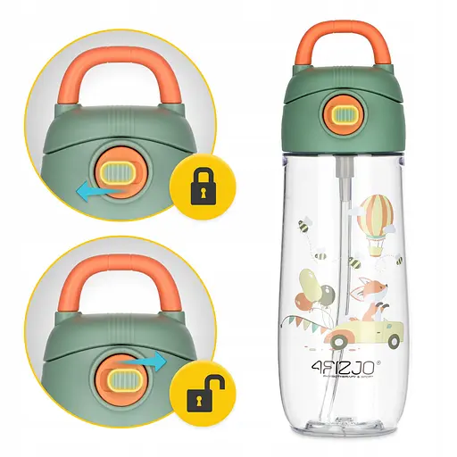 Пляшка для води дитяча 4FIZJO 550 мл Mix (P-5905973403719) - фото 10