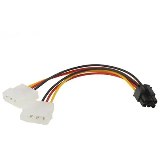 Кабель живлення для відеокарти 6-pin to 2x4-pin F Molex