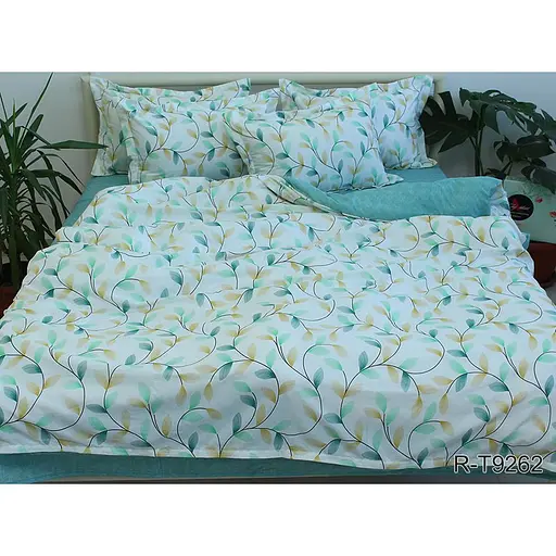 Комплект постільної білизни TAG Tekstil з компаньйоном Євро 000210632 (R-T9262)
