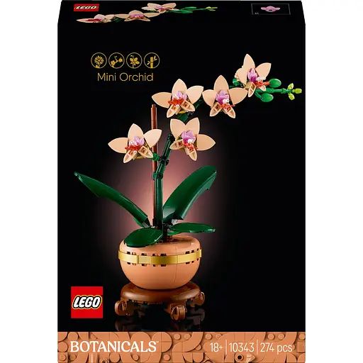 Уценка. Конструктор LEGO Botanicals Мини орхидея 274 детали (10343)