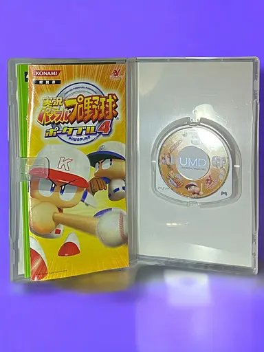 Лицензионный диск на PSP лицензия Jikkyou Powerful Pro Yakyuu Portable 4 - фото 3