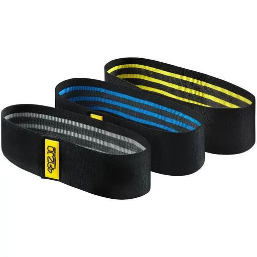 Гумка для фітнесу та спорту 4Fizjo Hip Band із тканини 3 шт. 4FJ0072 (P-5907739310811) - фото 1