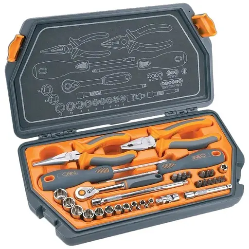 Набор торцевых головок с трещоткой NEO Tools 08-631