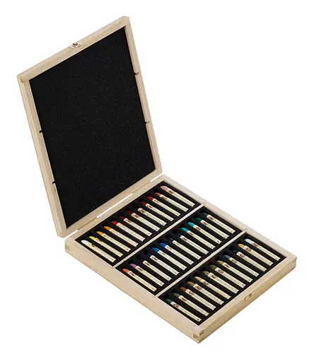 Подарочный набор масляной пастели Sennelier Universal, 36 цветов, дерево.