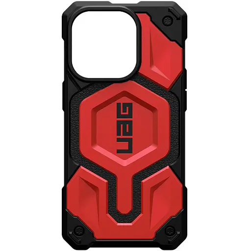 Чохол ударостійкий UAG Monarch Pro with MagSafe Leather для Apple iPhone 14 Pro 6.1 Червоний