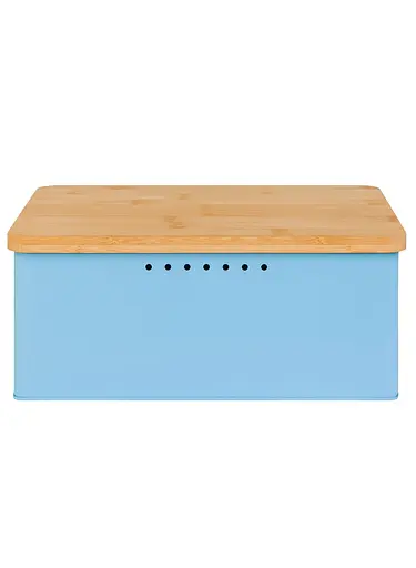 Хлебница с крышкой Ernesto синий-бежевый LI-470595 - фото 1