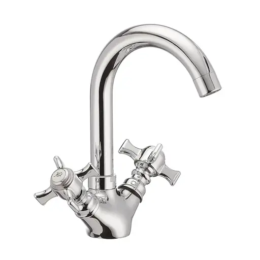 Змішувач для умивальника Haiba Zeus 274 HB0435 Хром - фото 1