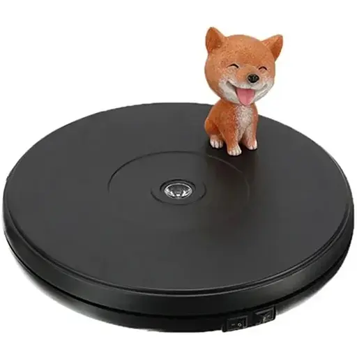 Поворотный стол Heonyirry C250 для предметной съемки 3D с подсветкой автоматический диаметр 25 см черный - фото 2