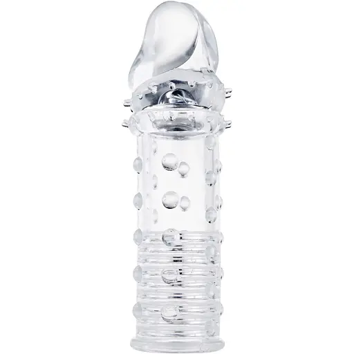 Насадка на пенис ToyJoy Power Stud Sleeve 15.5 см (прозрачный)