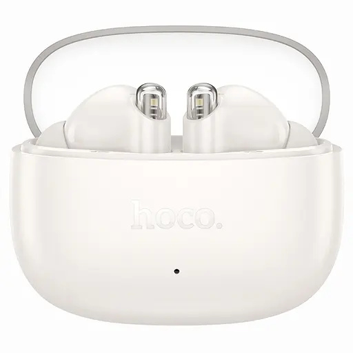 Навушники бездротові Hoco TWS EQ12 вакуумні білий - фото 3