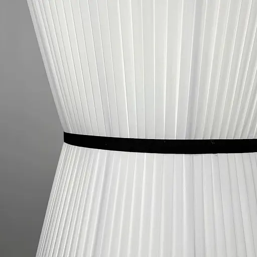 Дизайнерський світильник із полімерним циліндричним абажуром Ø60х72 см Line F MJ240-600 x 720 Білий - фото 5