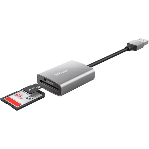 Кардрiдер Trust Dalyx Fast USB 3.2 Card reader Dalyx Fast USB 3.2 Card reader (24135) - фото 3