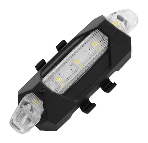 Велосипедная мигалка с белым светом Rapid X MKL-780 боковая вело фара габарит аккумуляторный Micro-USB - фото 1