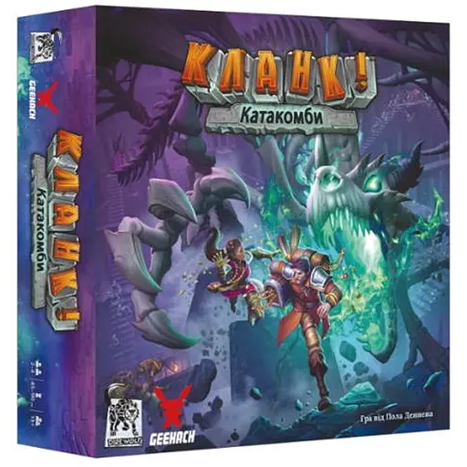 Настільна гра Geekach Games Кланк! Катакомби (Clank! Catacombs) (укр.) + унікальне промо! (GKCH105CCTK) - фото 1