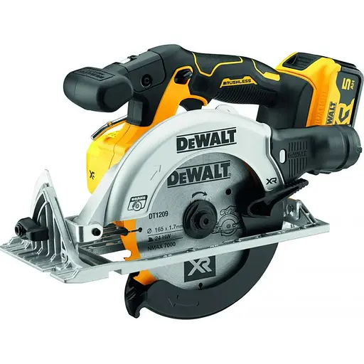 Пила дискова акумуляторна DeWalt з АКБ та ЗП DCS565P2 - фото 1