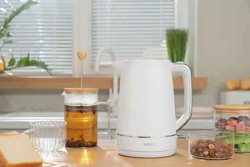 Ardesto Электрочайник 1.7л, Otter, пластик, белый матовый - фото 3