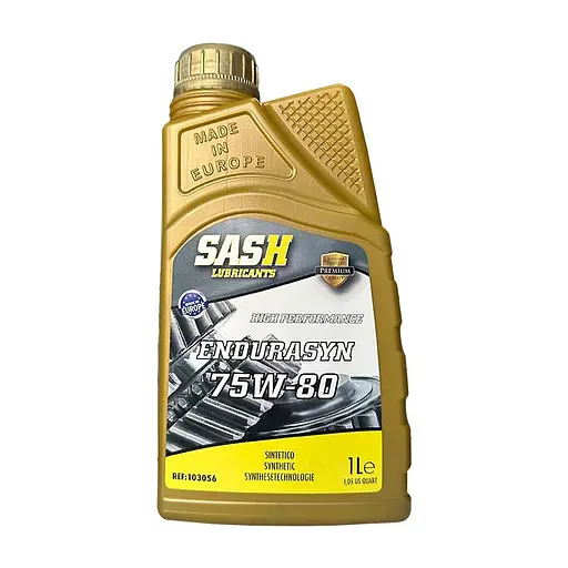 Масла трансмиссионные Sash Endurasyn SAE 75W80 GL-4/GL-5/MT-1, 1 л