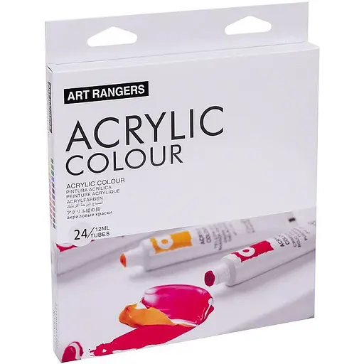 Набір акрилових фарб "Art Ranger Acryliс" Bambi EA2412, 12 мл 24 кольори - фото 1