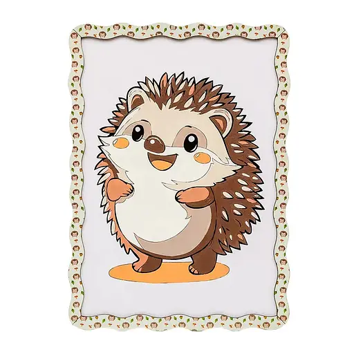 Дитячий набір для розпису по дереву "Їжачок" Puz-22947 формат А4