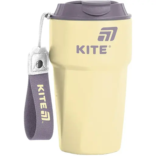 Термокружка Kite желтая 450 мл (K26-1220-3) - фото 1