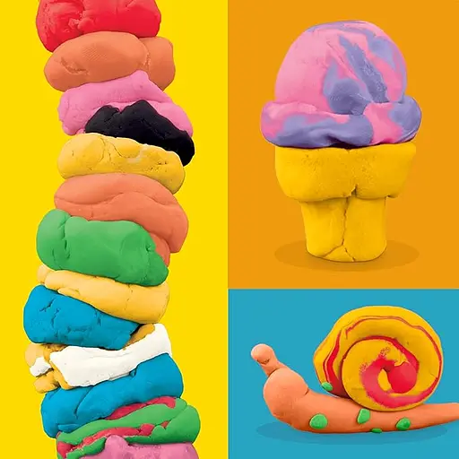 Набір пластиліну Hasbro Play-Doh Bright Rainbow 9 баночок (F7369_F7965) - фото 5