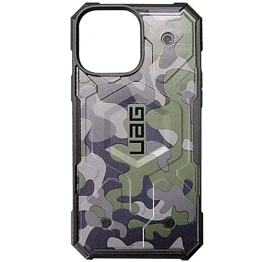Ударопрочный чехол UAG Pathfinder with MagSafe Camo для Apple iPhone 14 Pro Max 6.7 Зеленый