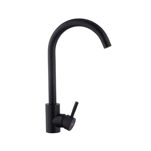 Смеситель для кухни Kroner KRP Edelstahl Klassisch - SCH035 CV023003 Черный матовый - фото 4