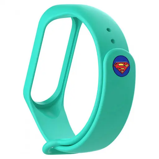 Ремінець Super Heroes Mi Band 5 super man mint