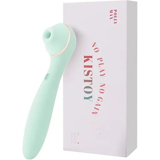 Вакуумный стимулятор KissToy Polly Max Green SO9559 (108415) - фото 4