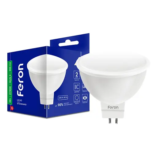 Світлодіодна лампа Feron LB-240 4 Вт G5.3 2700K - фото 1