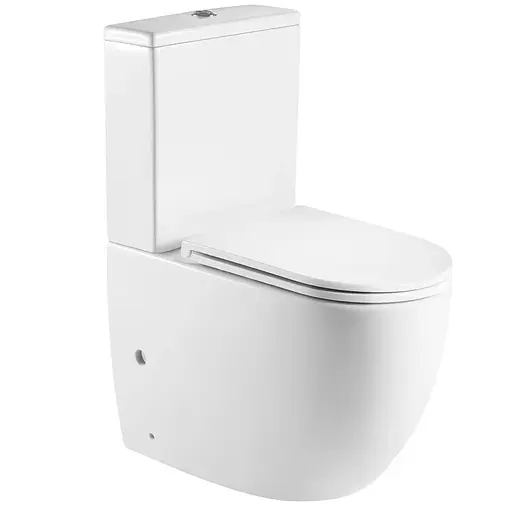 Унитаз-компакт Mixxus Premium Ellipse-0401-T1 630x390x840 мм, система смыва Tornado 1.0 MP6467, Белый - фото 1