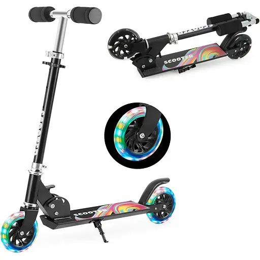 Самокат Scooter TB-H201 чорний 2 колеса - фото 2