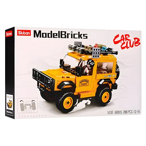 Конструктор Sluban Model Bricks Джип на 288 деталей (M38-B0815) - фото 3