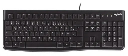 Клавіатура Logitech K120 Ukr USB Black (920-002643) - фото 1
