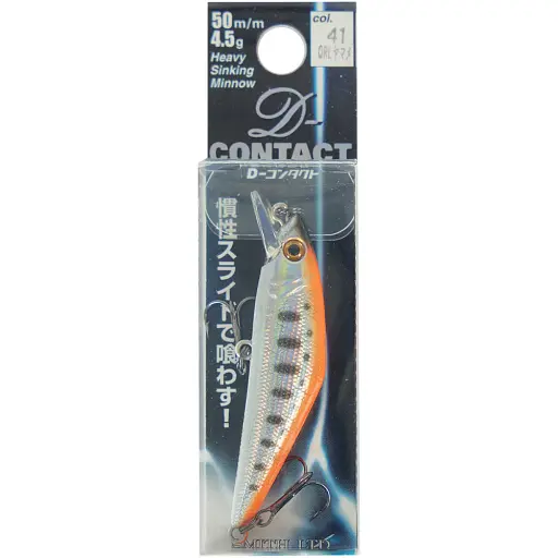 Воблер Smith D Contact 50S 50mm 4.5g #41 Orange Laser Yamame - фото 2