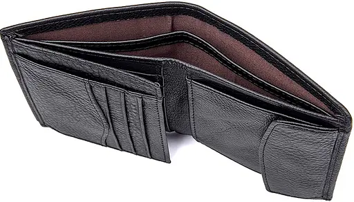 Мужской кожаный кошелек Vintage 10x12 см acs0015719 - фото 4