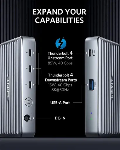 Док-станция Anker Thunderbolt 4 Power Expand 5-in-1 Mini Dock - фото 3