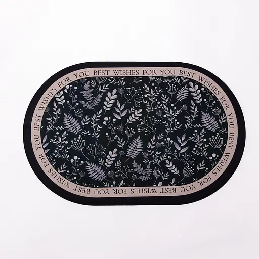 Діатомітовий овальний килимок для дому 38×58 (см) вологопоглинальнючий килимок для кухні ванни та туалету Yiwu HP-42-54