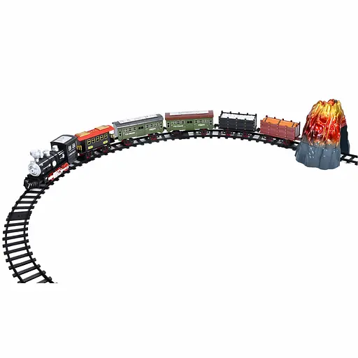 Детская железная дорога Electric Steam Train со звуком, светом и паром (699-58A) - фото 2