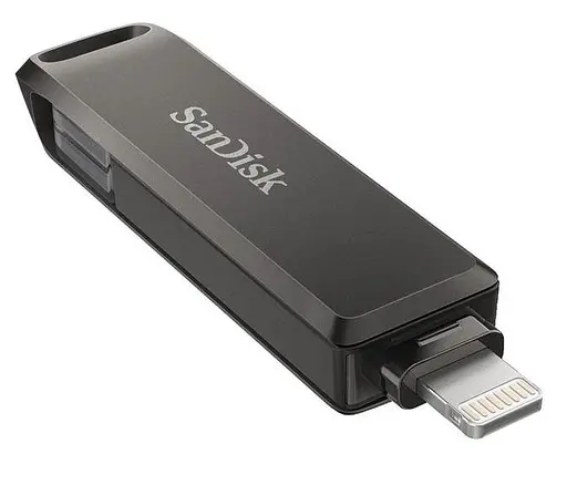 Флешнакопитель для Apple 2-в-1 SanDisk iXpand Luxe 64 Gb Type-C и Lightning коннекторы - фото 2