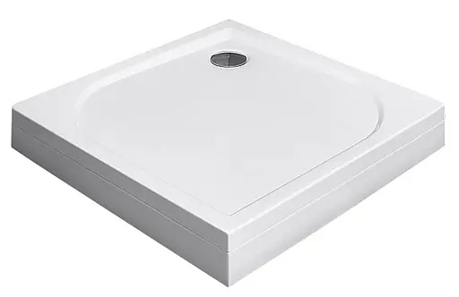 Душовий піддон Radaway Delos C 80x80 4C88170-03 + панель - фото 1