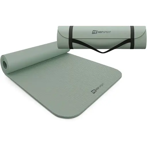 Коврик для йоги Hop-Sport HS-NB010GM NBR 1см оливковий - фото 6
