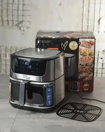 Аэрофритюрница безмасляная Zepline ZP-127 на 12л электрическая с сенсорным управлением 4000Вт - фото 7